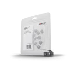 Lindy 40471 bloqueur de port RJ-45 Noir Acrylonitrile-Butadiène-Styrène (ABS) (40471)