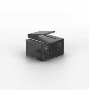 Lindy 40471 bloqueur de port RJ-45 Noir Acrylonitrile-Butadiène-Styrène (ABS) (40471)
