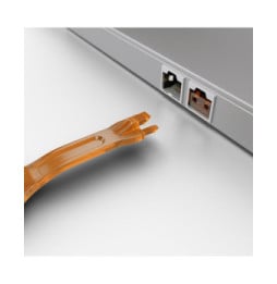 Lindy 40480 bloqueur de port Bloqueur de port + clé RJ-45 Orange Acrylonitrile-Butadiène-Styrène (ABS) (40480)