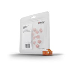 Lindy 40481 bloqueur de port RJ-45 Orange Acrylonitrile-Butadiène-Styrène (ABS) 20 pièce(s) (40481)