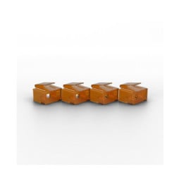 Lindy 40481 bloqueur de port RJ-45 Orange Acrylonitrile-Butadiène-Styrène (ABS) 20 pièce(s) (40481)