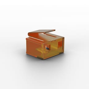 Lindy 40481 bloqueur de port RJ-45 Orange Acrylonitrile-Butadiène-Styrène (ABS) 20 pièce(s) (40481) — image 3