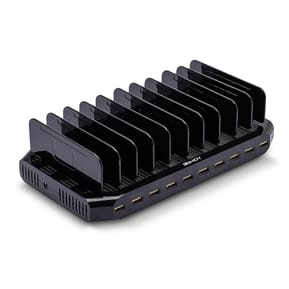 Lindy 73309 Organiseur de station de chargement Autonome Plastique Noir Station de Charge USB 10 Ports  (73309) — image 2