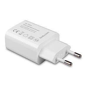 Lindy 73412 chargeur d'appareils mobiles Smartphone, Tablette Blanc Secteur Charge rapide Intérieure, Extérieure (73412)