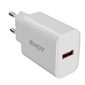 Lindy 73412 chargeur d'appareils mobiles Smartphone, Tablette Blanc Secteur Charge rapide Intérieure, Extérieure (73412) — image 3