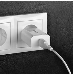 Lindy 73412 chargeur d'appareils mobiles Smartphone, Tablette Blanc Secteur Charge rapide Intérieure, Extérieure (73412)
