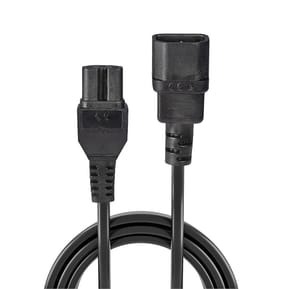 Lindy 30314 câble électrique Noir 2 m Coupleur C14 Coupleur C15 Rallonge secteur C14 vers C15, 2m  (30314) — image 2