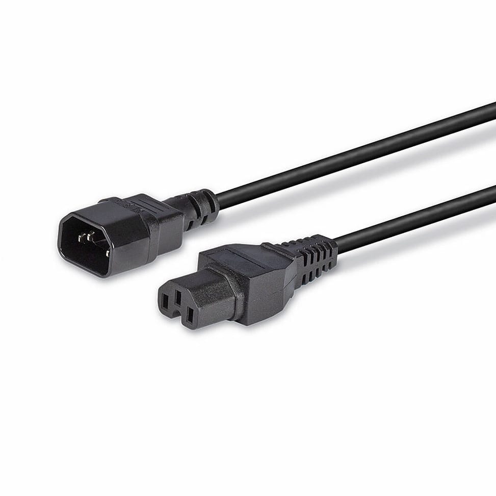 Lindy 30314 câble électrique Noir 2 m Coupleur C14 Coupleur C15 Rallonge secteur C14 vers C15, 2m  (30314) — image 5