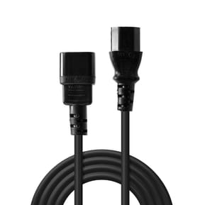 Lindy 30321 câble électrique Noir 1 m Coupleur C14 Coupleur C13 Rallonge secteur C14 vers C13, 1m  (30321) — image 2