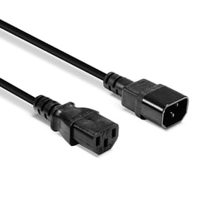 Lindy 30321 câble électrique Noir 1 m Coupleur C14 Coupleur C13 Rallonge secteur C14 vers C13, 1m  (30321) — image 3