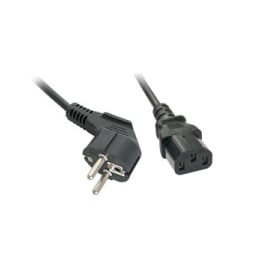 Lindy 30334 câble électrique Noir 0,7 m Prise d'alimentation type A IEC C13 Câble secteur IEC, 0,7m  (30334)