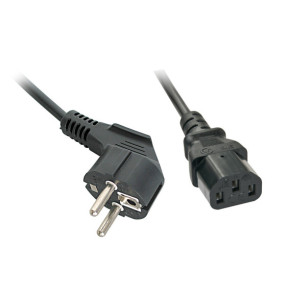 Lindy 30334 câble électrique Noir 0,7 m Prise d'alimentation type A IEC C13 Câble secteur IEC, 0,7m  (30334)