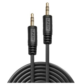 Lindy 35643 câble audio 3 m 3,5mm Noir Câble audio Premium 2 x jack mâle 3,5mm, 3m  (35643)