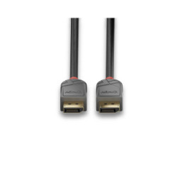 Lindy 36480 câble DisplayPort 0,5 m Noir Câble DisplayPort 1.4, Anthra Line, 0.5m  (36480)