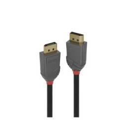 Lindy 36481 câble DisplayPort 1 m Noir, Gris Câble DisplayPort 1.4, Anthra Line, 1m  (36481)