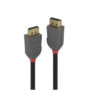 Lindy 36481 câble DisplayPort 1 m Noir, Gris Câble DisplayPort 1.4, Anthra Line, 1m  (36481)