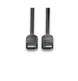 Lindy 36491 câble DisplayPort 1 m Noir Câble DisplayPort 1.2, Black Line, 1m  (36491)