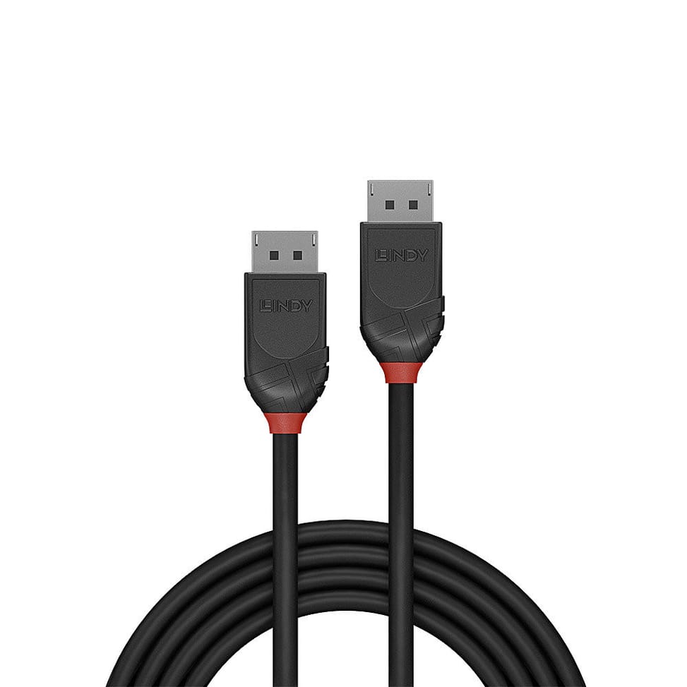 Lindy 36492 câble DisplayPort 2 m Noir Câble DisplayPort 1.2, Black Line, 2m  (36492) — image 2