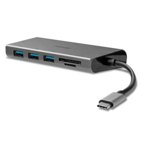 Lindy 43278 station d'accueil USB 3.2 Gen 1 (3.1 Gen 1) Type-C Gris (43278)