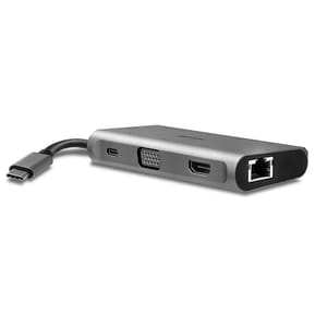 Lindy 43278 station d'accueil USB 3.2 Gen 1 (3.1 Gen 1) Type-C Gris (43278) — image 4