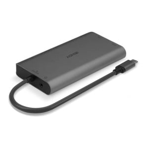 Lindy 43323 station d'accueil Avec fil USB 3.2 Gen 1 (3.1 Gen 1) Type-C Noir, Gris (43323)