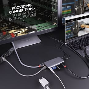 Lindy 43323 station d'accueil Avec fil USB 3.2 Gen 1 (3.1 Gen 1) Type-C Noir, Gris (43323) — image 5