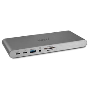 Lindy DST-Pro 5K Avec fil USB 3.2 Gen 1 (3.1 Gen 1) Type-C Argent (43349)