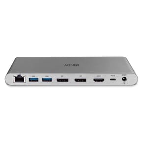 Lindy DST-Pro 5K Avec fil USB 3.2 Gen 1 (3.1 Gen 1) Type-C Argent (43349) — image 2