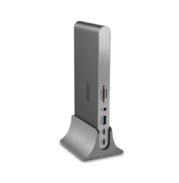 Lindy DST-Pro 5K Avec fil USB 3.2 Gen 1 (3.1 Gen 1) Type-C Argent (43349)