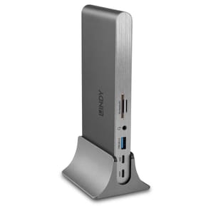 Lindy DST-Pro 5K Avec fil USB 3.2 Gen 1 (3.1 Gen 1) Type-C Argent (43349) — image 3