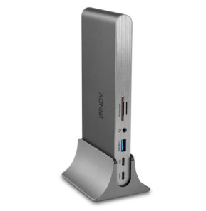 Lindy DST-Pro 5K Avec fil USB 3.2 Gen 1 (3.1 Gen 1) Type-C Argent (43349)