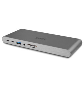 Lindy DST-Pro 5K Avec fil USB 3.2 Gen 1 (3.1 Gen 1) Type-C Argent (43349)