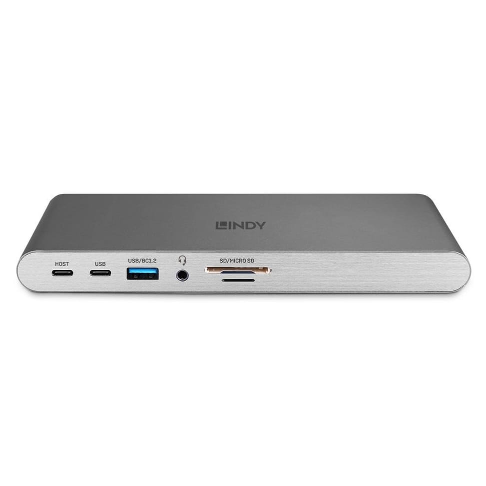 Lindy DST-Pro 5K Avec fil USB 3.2 Gen 1 (3.1 Gen 1) Type-C Argent (43349) — image 5