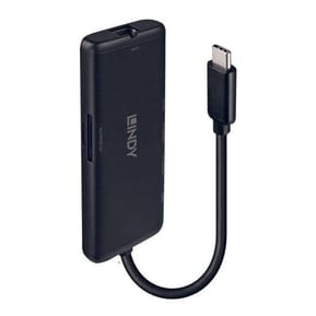Lindy 43358 station d'accueil Avec fil USB 3.2 Gen 1 (3.1 Gen 1) Type-C Noir (43358)
