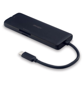 Lindy 43358 station d'accueil Avec fil USB 3.2 Gen 1 (3.1 Gen 1) Type-C Noir (43358)