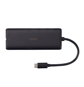 Lindy 43358 station d'accueil Avec fil USB 3.2 Gen 1 (3.1 Gen 1) Type-C Noir (43358)
