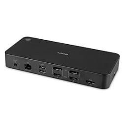 Lindy DST-Pro Universal Station d'accueil USB 3.2 Gen 2 (3.1 Gen 2) Type-C Noir (43366)