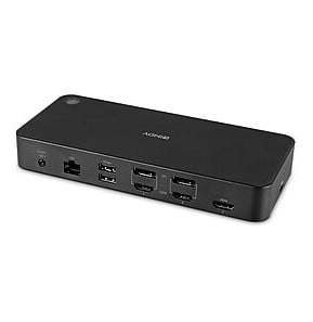Lindy DST-Pro Universal Station d'accueil USB 3.2 Gen 2 (3.1 Gen 2) Type-C Noir (43366)