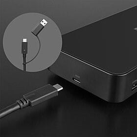 Lindy DST-Pro Universal Station d'accueil USB 3.2 Gen 2 (3.1 Gen 2) Type-C Noir (43366) — image 3