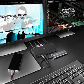 Lindy DST-Pro Universal Station d'accueil USB 3.2 Gen 2 (3.1 Gen 2) Type-C Noir (43366) — image 4