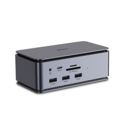 Lindy DST-Pro USB4 Station d'accueil Anthracite (43372)