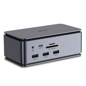 Lindy DST-Pro USB4 Station d'accueil Anthracite (43372)