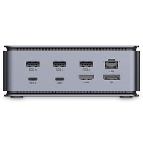 Lindy DST-Pro USB4 Station d'accueil Anthracite (43372) — image 4