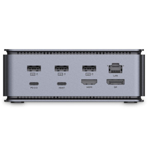 Lindy DST-Pro USB4 Station d'accueil Anthracite (43372)