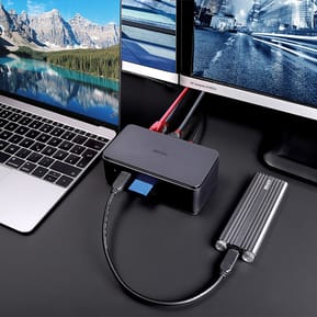 Lindy DST-Pro USB4 Station d'accueil Anthracite (43372) — image 5
