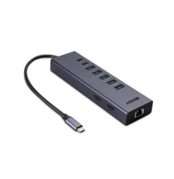 Lindy 43373 station d'accueil Avec fil USB 3.2 Gen 2 (3.1 Gen 2) Type-C Gris (43373)