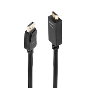 Lindy 36921 câble vidéo et adaptateur 1 m DisplayPort HDMI Type A (Standard) Noir (36921)