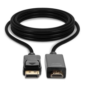 Lindy 36921 câble vidéo et adaptateur 1 m DisplayPort HDMI Type A (Standard) Noir (36921)