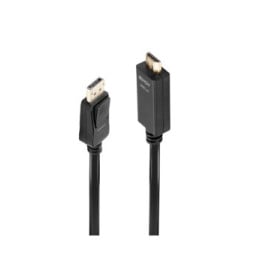 Lindy 36922 câble vidéo et adaptateur 2 m DisplayPort HDMI Type A (Standard) Noir (36922)