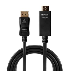Lindy 36922 câble vidéo et adaptateur 2 m DisplayPort HDMI Type A (Standard) Noir (36922) — image 2